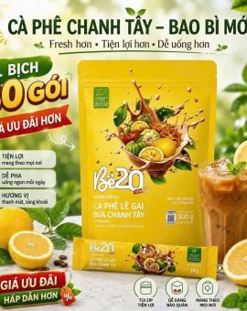 CÀ PHÊ GIẢM CÂN LÊ GAI BỨA CHANH TÂY